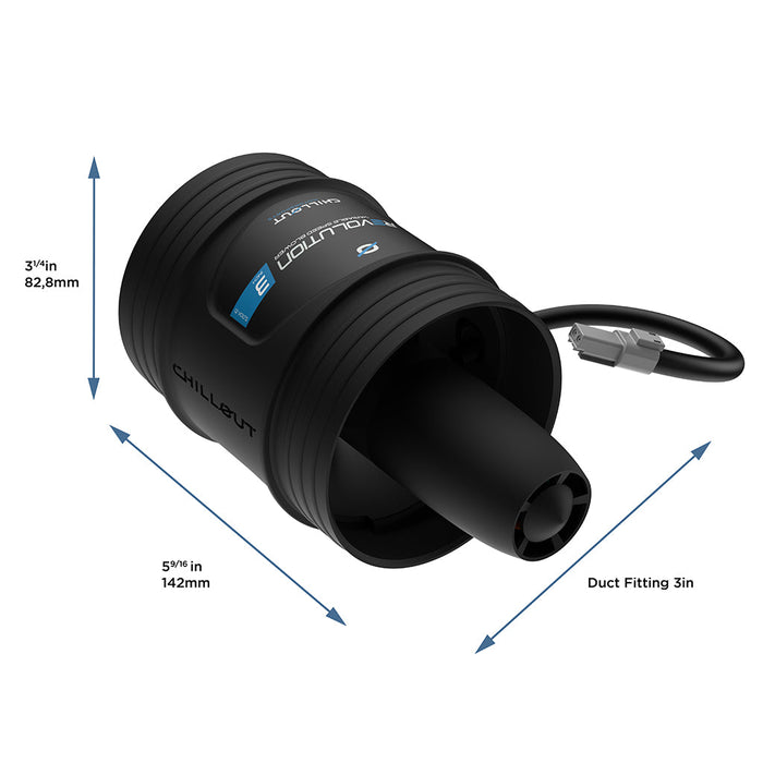 Revolution 3-Inch Variable Speed Blower