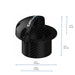 3" Spherical Carbon Fiber RAM Air Duct - Chillout Motorsports - EU