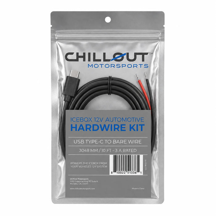 IceBox 12v automotive hardwire kit