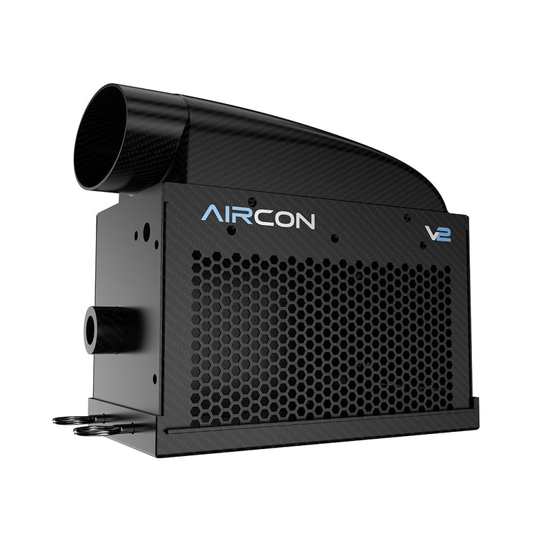 Chillout Motorsports Aircon V2 personal cooling unit with adjustable airflow and temperature settings